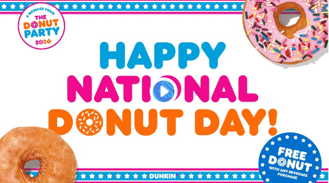  National Donut Day : Free doughnuts! Dunkin', Krispy Kreme offer flavorful arrangements for National Donut Day